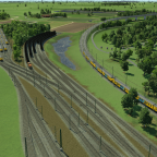 Plan V's stored on the rail emplacement outside Zwolle 2