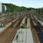 Blick auf das Gleisvorfeld 3
