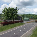 Werkbahn für den Getreidetransport