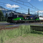 Werbe-Vectron-Doppel mit Treibstoffzug