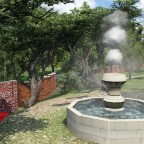 Brunnen im Rosengarten