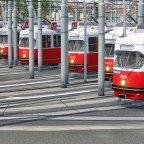 Variantenvielfalt in der Hauptwerkstätte der Straßenbahnen - 21.11.1976