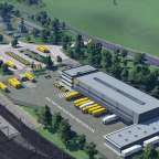 Ein Blick aufs DHL Zentrallager