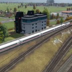 Stellwerk vor dem Bahnhof
