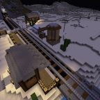 Minecraft Western Bahnhof