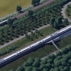 Schnellfahrstrecke im Bau