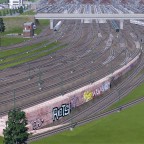 fiktives Gleisvorfeld am Leipziger Hauptbahnhof noch wie so oft im unfertigen Arbeitsstand