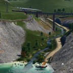 Valley to the hydropower plants  1940