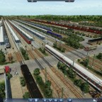 Geschlossener Bahnübergang