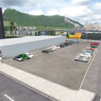 parkplatz hinter dem Hofer