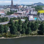 Ulm Vom Donauufer aus gesehen