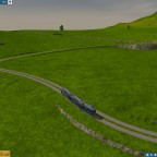 Dampftram auf grosser Passfahrt