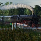 BR 41 mit Dampfsonderzug