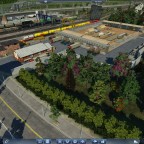 Güterbahnhof am Stadtrand