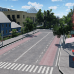 Blick zum Bahnhof
