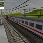 IC der DB mit auch mit Öbb Wagen und Schweizer Lok  Teil 7