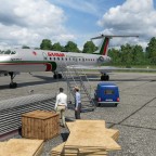 Boarding am Regionalflugplatz 2