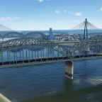 Güterverkehr auf der Südbrücke