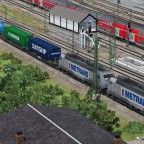 BR 386 in Doppeltraktion bei der Arbeit