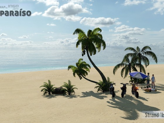 Strand auf "Islas paraíso"