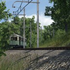 Kleine nachmittägliche Szenerie am Bahnhof Battenberg