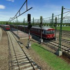 S Bahn zum Flughafen fährt nach der längeren Wartezeit zum Flughafen wieder zurück