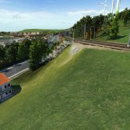 Die ersten züge fahren nun dort durch und auch der erste Park ist da ^^