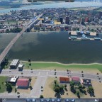 Greven vom anderen Ufer aus gesehen