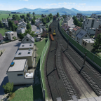 Gleisbaustelle vorm Hauptbahnhof Weenzen