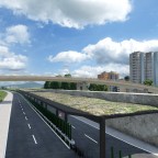 Galerie auf der A 2 nahe Strengelbach