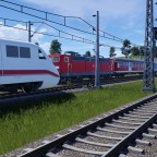 ICE kreuzt TRI Ersatzzug aus SFS (11.2.24)