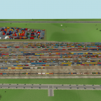 Umschlagbahnhof München-Riem mit Containerterminal im Hintergrund - Projektübersicht
