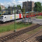 Cargonet train at the crossing