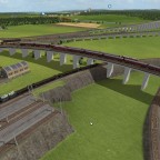 Ein Teil des Bahnhofsvorfelds bei Malmö