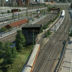 Blick vom Süden auf den Hbf 2
