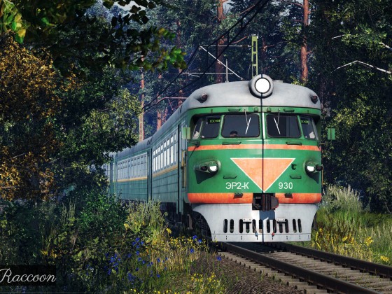 ER2K-930 in the forests of Leningrad region