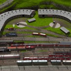 Bahnhofsvorfeld Worthing von Süden