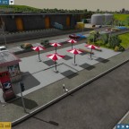 WIP Stahlwerk mit großem Rangierbahnhof
