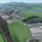 Luftbild vom GVZ Wustermark