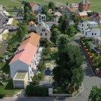 Die Sicht in Richtung Norden am Altachen entlang