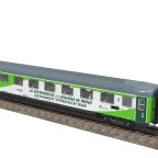 FS "Gran Confort" 70 type first class coach in Trenitalia's InterCity Green livery