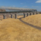 Stein Viadukt im Canyon