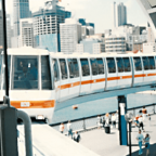 Monorail in Sydney (2013 aufgelassen und abgebrochen
