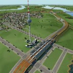 Berlin, Alexanderplatz aus der Luft