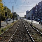 Gleise in der Humboldtstraße