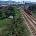 Blick auf die Entladebrücke bei Ditzingen #5