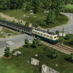 RB 2129 bei der Einfahrt in Angermünde (fiktiv)