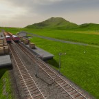 2 BR218 warten auf Abfahrt