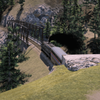 "Superliner" auf dem Weg zum Ridge Pass