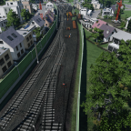 Gleisbaustelle vorm Hauptbahnhof Weenzen